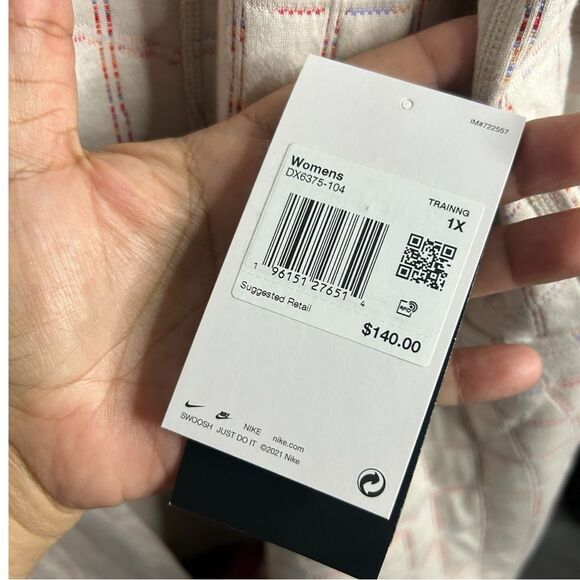 Nike Yoga Therma-FIT Luxe Women's Jacquard Quilted Jacket Reversible Size 1X - Picture 9 of 12